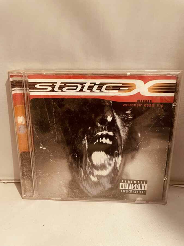 Płyta kompaktowa Static-X wisconsin death trip CD widok z przodu.