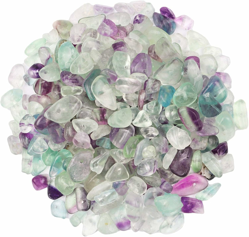 Prettme fluoryt – koraliki chipsy 5–8 mm do nawlekania, 500 szt.