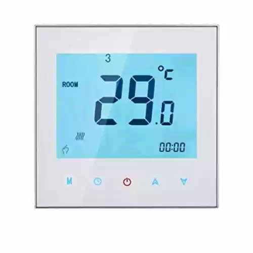 Programowalny termostat regulator temperatury pokojowej Tomtop H15537 widok z przodu
