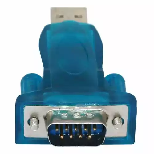 Przejściówka adapter USB na COM RS-232 ZX-U03-2A widok z przodu