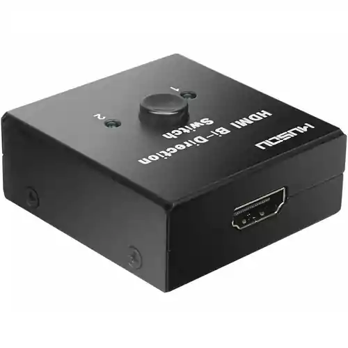 Przełącznik switch HDMI dwukierunkowy Musou HA-H04 Bi-Direction widok z boku