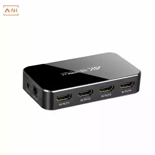 Przełącznik switch rozdzielacz ARC 4x1 HDMI 2.0 4K 60HZ HDR widok z przodu