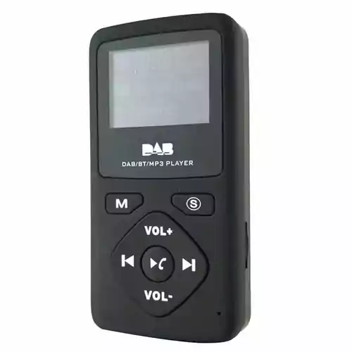 Przenośny odtwarzacz MP3 FM DAB Fornateu DAB-P7 LCD widok z przodu