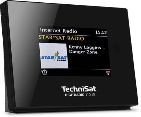 Radio internetowe Technisat DigitRadio 110 IR DAB+ WiFi widok z przodu