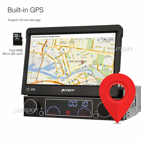 Radio Nawigacja GPS 7 cali 1din Windows CE 6.0 widok mapy