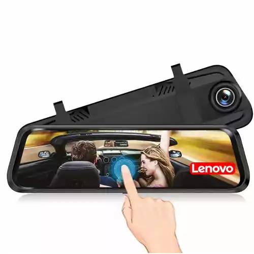 Rejestrator kamera samochodowa lusterko Lenovo HR06A widok z przodu