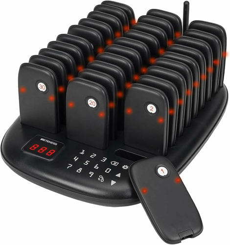 Retekess TD175P – bezprzewodowy system przywoławczy 30 pagerów