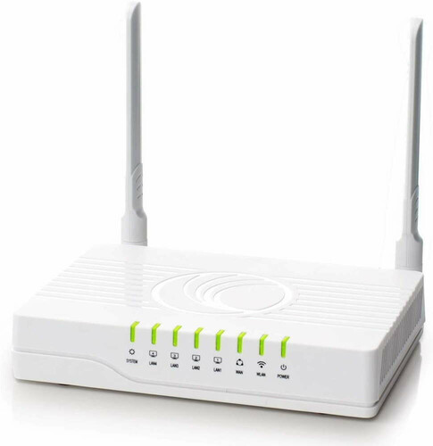 Router wifi Cambium Networks cnPilot R190W 2,4GHz IPV6 z zarządzanieim chmurą widok z przodu 