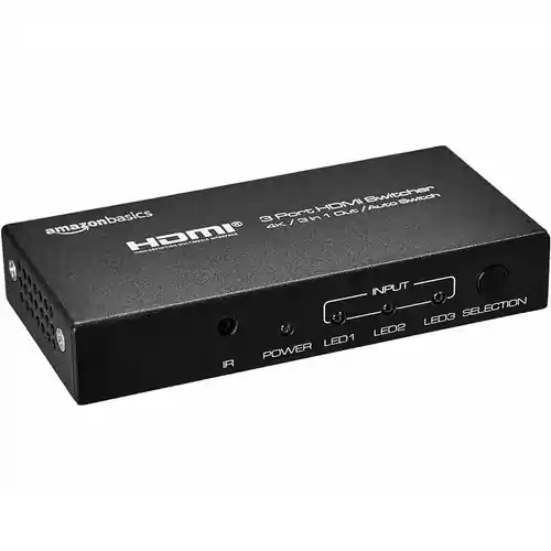 Rozdzielacz splitter HDMI to 3 x HDMI 4K widok z przodu