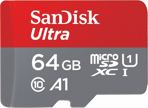 SanDisk Ultra microSD 64 GB UHS-I z adapterem do aparatu i smartfona