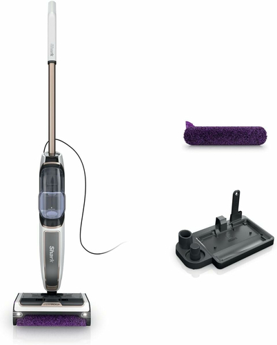 Shark SteamPickUp SD200EU – mop parowy 3 w 1 do podłóg twardych, biały