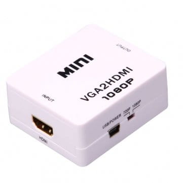 Skaler adapter vga do hdmi Mini VGA2HDMI HDV-M600 widok z prawej strony 