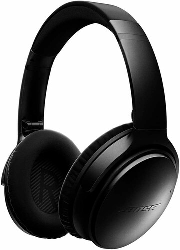 Słuchawki bezprzewodowe Bose QuietComfort 35 Czarne (QC35) widok z przodu