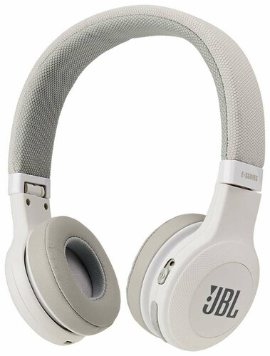 Słuchawki bezprzewodowe JBL by Harman E45BT White BT widok z boku