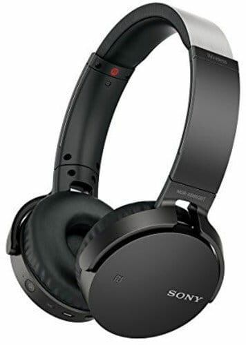 Słuchawki bezprzewodowe Sony MDR-XB650BT BT Black widok z lewego boku