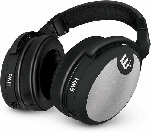 Słuchawki nauszne Brainwavz HM5 audiofilskie widok z lewej strony
