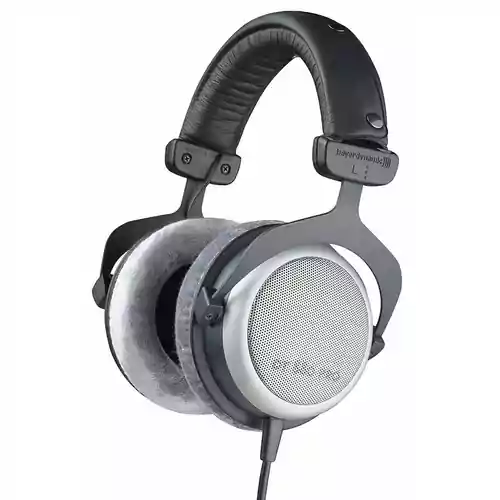 Słuchawki nauszne studyjne beyerdynamic DT 880 Pro 250Ohm widok z lewej strony
