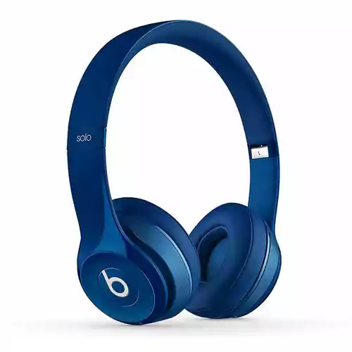 Słuchawki przewodowe Beats by Dr. Dre Solo2 Niebieskie widok z lewej strony