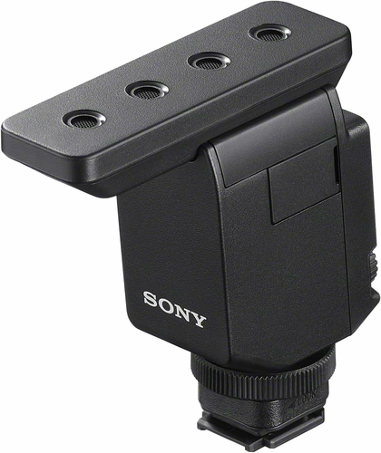 Sony ECM-B10 – kompaktowy mikrofon kierunkowy na stopkę MI, 3 tryby, czarny
