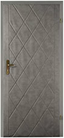 Standom Tapicerka drzwiowa Romby 80-90x200 cm, popiel