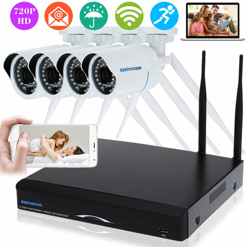 System monitoringu Szsinocam SN-NVR-8006W10 720p widok zastosowań