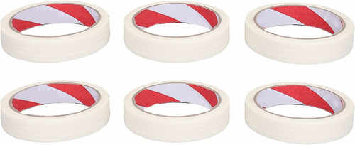 Taśma lakiernicza samochodowa 20 mm x 20 m – 6 rolek, odporna na temperaturę