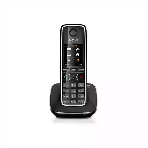 Telefon bezprzewodowy stacjonarny Gigaset C530 widok z przodu