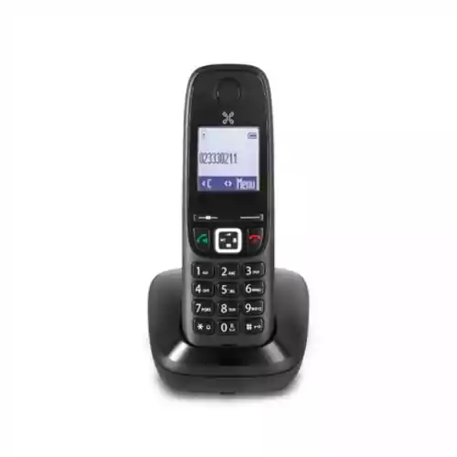 Telefon bezprzewodowy stacjonarny Proximus Twist 304 bez klapki widok z przodu