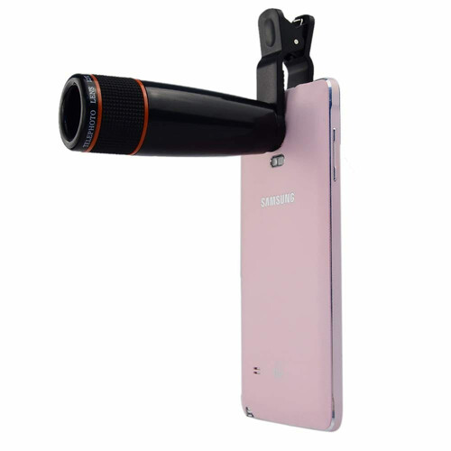 Teleskop do telefonów komórkowych LionBolt 12X widok z boku