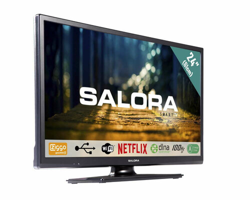 Telewizor LED SMART TV SALORA 24XHS4000 24 " widok z lewej strony