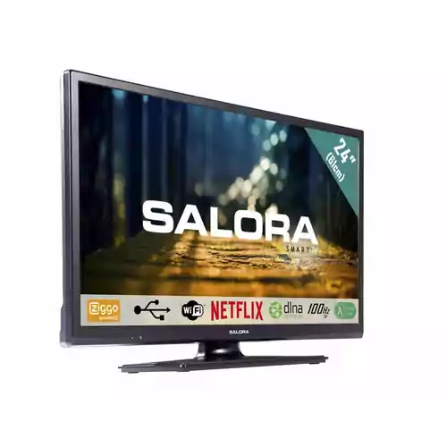 Telewizor LED SMART TV SALORA 24XHS4000 24 " widok z lewej strony