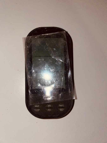 Tester jedzenia LCD MEAT TASTE widok z przodu.