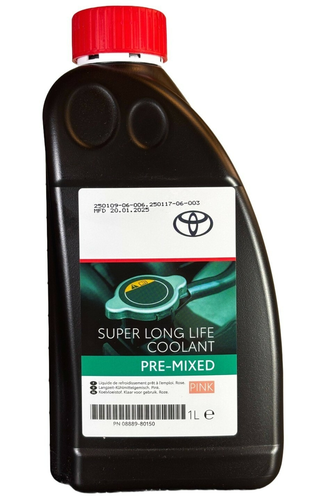 Toyota Super Long Life Coolant 08889-80150 – płyn chłodniczy gotowy, różowy, 1 l