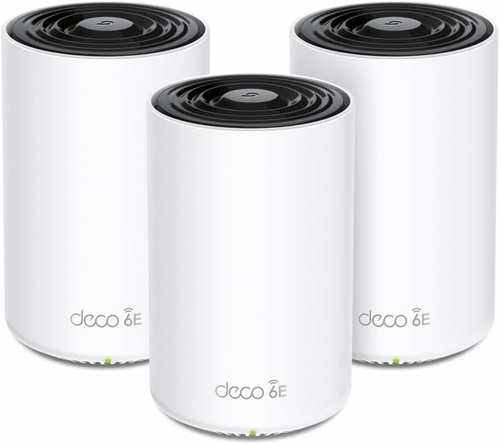 TP-Link Deco XE75 (3 szt.) – system Wi-Fi Mesh 6E, biały
