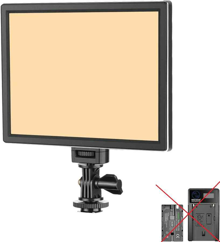 Ultra cienka lampa LED do kamery Neewer T100 widok z przodu