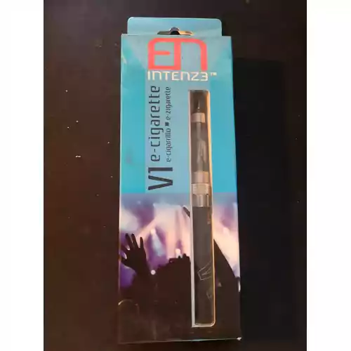 Vape Pen Intenze V1 e-cigarette 1100mAh czarny widok z przodu.