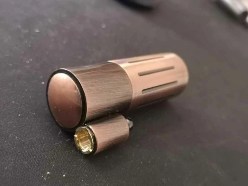 Vape Pen Mechaniczny Bullet Mechman MOD series brązowy widok z przodu.