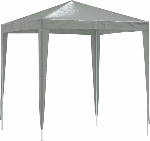 vidaXL Namiot imprezowy 200x200x240 cm, jasnoszary, PE i stal