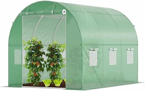 Vounot Tunel foliowy zimowy 3x2x2 m, 6 m², z oknami