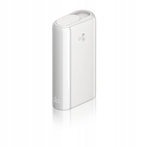 Waporyzator podgrzewacz tytoniu GLO Hyper G401 White widok z przodu.