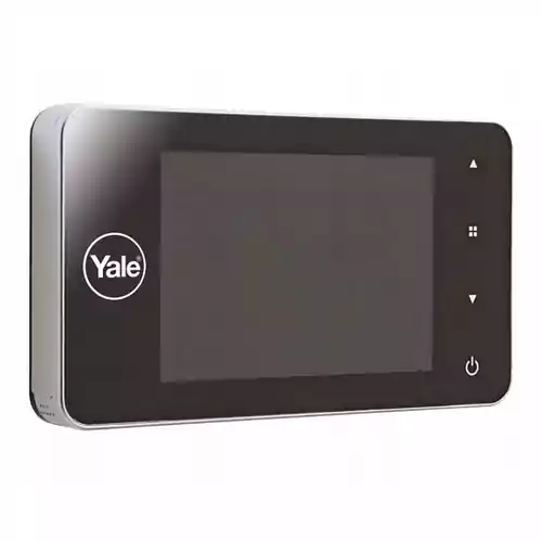 Wideodomofon elektroniczny wizjer YALE JY7040 widok z przodu.