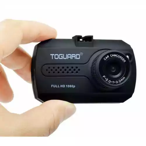 Wideorejestrator kamera samochodowa Toguard CE680 HD DASH LCD widok z przodu