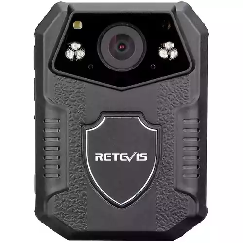 Wodoodporna kamera policyjna Retevis RT77 noktowizor widok z przodu