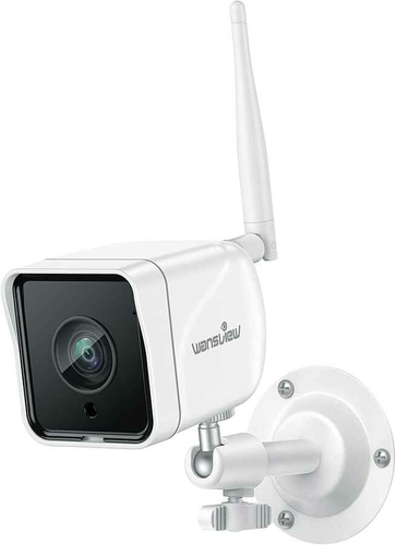 Wodoodporna zewnętrzna kamera Wansview W6 WiFi 1080P FHD widok z przodu