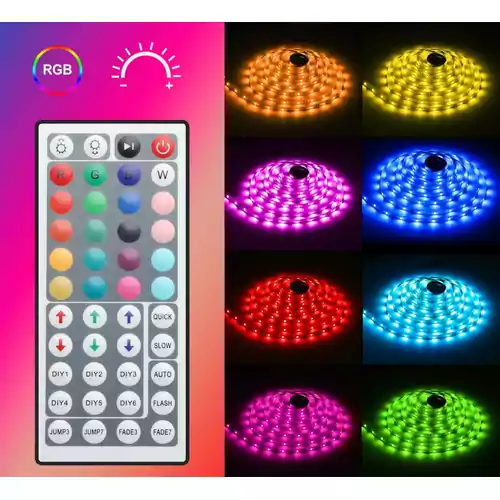 Wodoodporne oświetlenie LED taśma Minger SMD 5050 widok kolorystyk