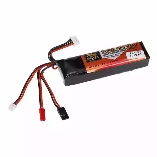 Wysokiej jakości przetwornik baterii LiPo 11.1V 2200mAhwidok z przodu