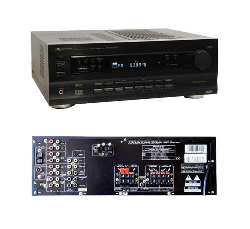Wzmacniacz stereo Pioneer VSX-609RDS widok z przodu