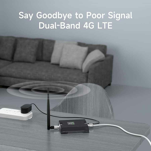 Wzmacniacz sygnału 4G LTE do domu 20 pasm antena