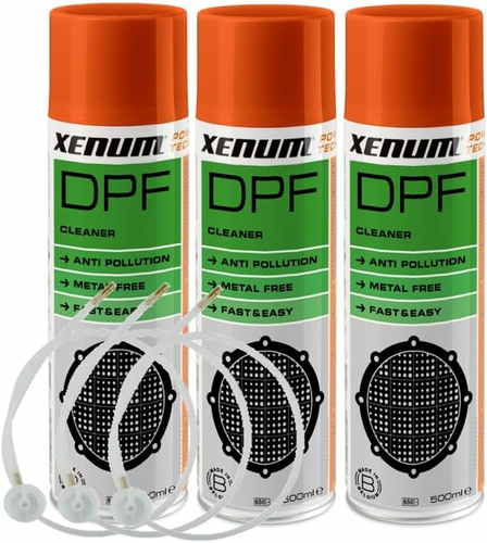 Xenum DPF Cleaner 3 x 400 ml – płyn do czyszczenia filtra DPF/FAP z sondami