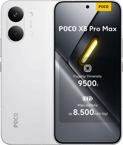 Xiaomi POCO X8 Pro Max 12/256 GB - smartfon 6,83 cala AMOLED, biały
